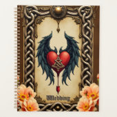 Celtic elegance with a heart and wings. (Devant)