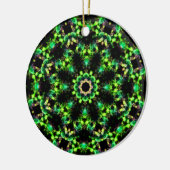 Celtic Emerald Wreath Ornament - 2 Sided Design (Links)