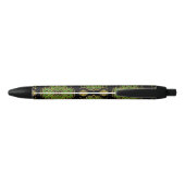 Celtic Enless Knot - Shamrock four-leaf Clover Zwarte Inkt Pen (Achterkant)