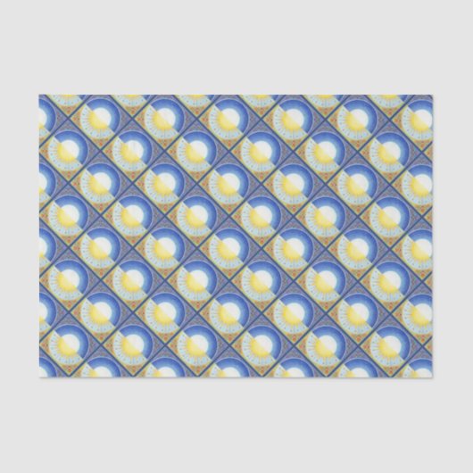 Celtic Equinox Sun & Moon Tissue Paper Tissuepapier (Voorkant)