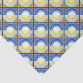 Celtic Equinox Sun & Moon Tissue Paper Tissuepapier (Detail)