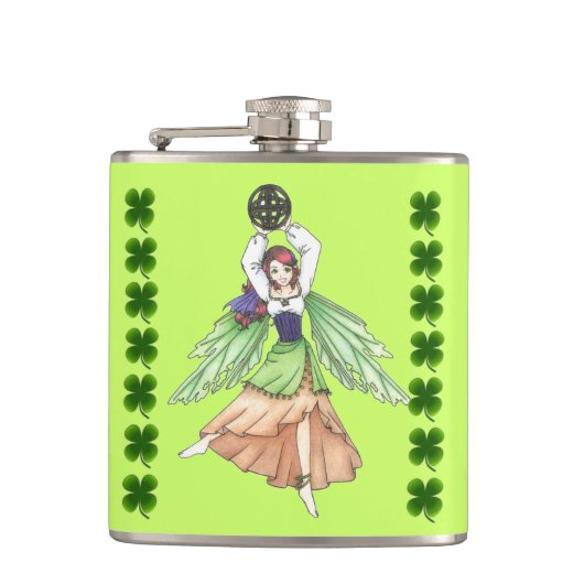 Celtic Faerie Flask Heupfles (Voorkant)