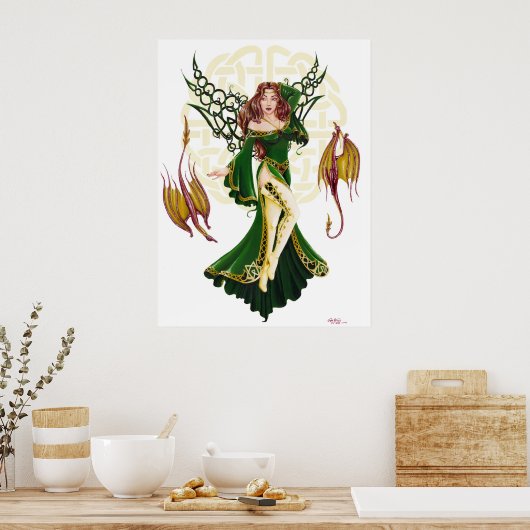 Celtic Faery Poster (Keuken)