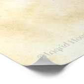 Celtic Ferret Triskel Poster (Hoek)