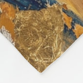 Celtic Fire Goddess Brigid Gold Leaf Fantasy Art Fleece Deken (Hoek)