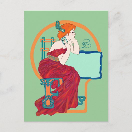 Celtic Flame Briefkaart (Voorkant)