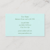 Celtic Flight Uil Groen Visitekaartje (Achterkant)