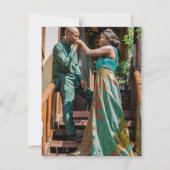 Celtic Frame Wedding RSVP Card (Dos)