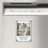 Celtic Frame Wedding Save the Date Magnet Magneet (Insitu (Vaatwasser))