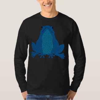 Celtic Frog - blue T-shirt