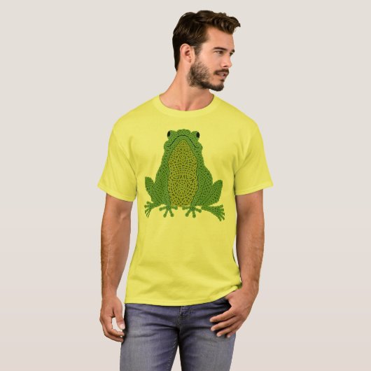 Celtic Frog - Green T-shirt (Voorkant volledig)