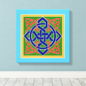 Celtic Galway Canvas Afdruk (Insitu (Houten vloer))