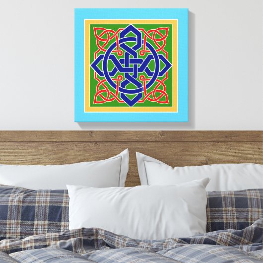 Celtic Galway Canvas Afdruk (Insitu (Slaapkamer))