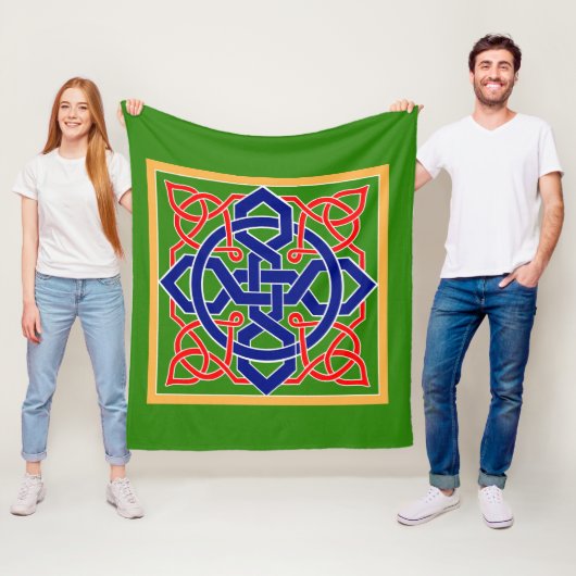 Celtic Galway Fleece Deken (In situ)