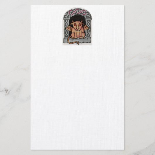Celtic Gargoyle Briefpapier (Voorkant)