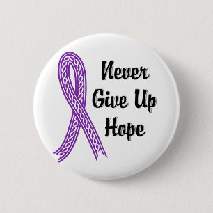 Celtic geeft Hope Alzheimer's Disease nooit op Ronde Button 5,7 Cm