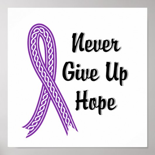 Celtic geeft Hope Epilepsy nooit op Poster (Voorkant)