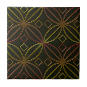 Celtic Geïnspireerd teile in grafisch ontwerp Tegeltje