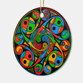 Celtic Glas in lood Spiral Ornament (Links)