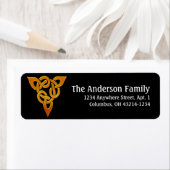 Celtic Golden D3 Ierse retour adreslabels Etiket (Insitu)