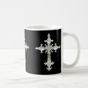 Celtic Gothic Cross 3x Coffee Mok