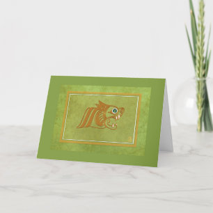 Celtic Green Blank Personaliseer Wenskaart Kaart