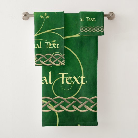 Céltic Green Knots & Feuilles (En situation)