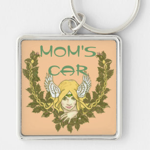 Celtic Green Lady Wreath Sleutelhanger