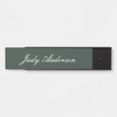 Celtic Green Professional Plain Modern Elegant Deurbordje (Voorkant)