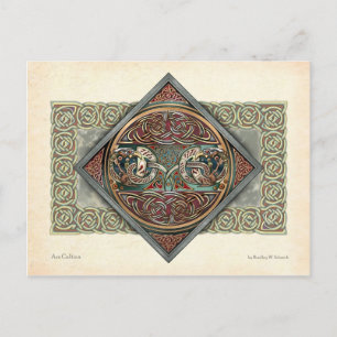 Celtic Griffins Design Briefkaart