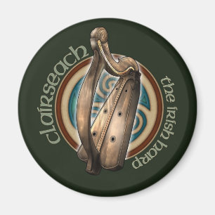 Celtic Harp Magnet Magneet