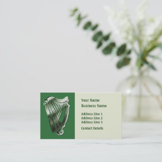 Celtic Harp Music Thème Signet ou Carte de visite