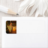 Celtic Harp Return Label (Insitu)