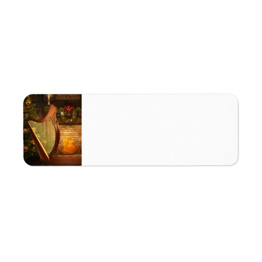 Celtic Harp Return Label (Voorkant)
