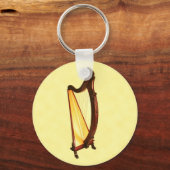 Celtic Harp Sleutelhanger (Voorkant)