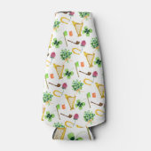 Celtic Harp St. Patrick's Day Pattern Flesjeskoeler (Voorkant)