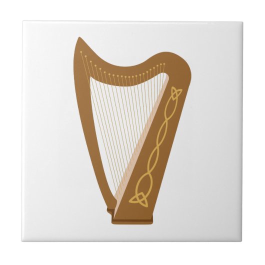 Celtic Harp Tegeltje (Voorkant)
