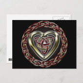 Celtic Heart Briefkaart (Voorkant / Achterkant)