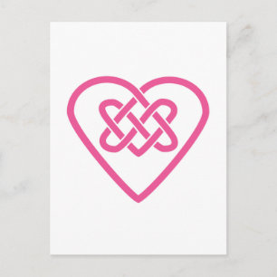 Celtic Heart Briefkaart - Witte achtergrond