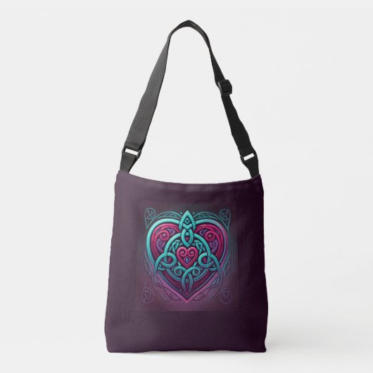 Celtic Heart Crossbody Tas (Voorkant)