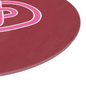 Celtic Heart Cutting Board (rode achtergrond) Snijplank (Hoek)