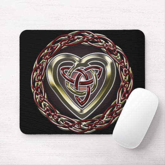 Celtic Heart Mousepad Muismat (Met muis)