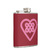 Celtic Heart Vinyl Wrapped Flask Heupfles (Rechts)