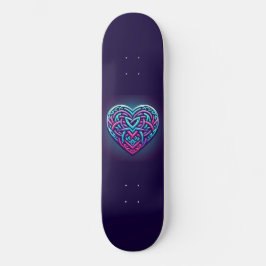 Celtic Heart w / Donkerblauw Skateboard