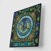 Celtic Impermanence Vierkante Klok (Hoek)