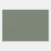 Celtic IRISH knot green brown beige Inpakpapier Vel (Voorkant 2)