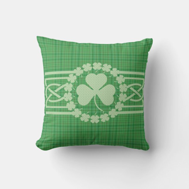Celtic Irish Shamrock MoJo 12 X 12 Sierkussen (Voorkant)