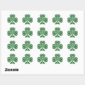 Celtic Irish Shamrock St. Patrick's Day sticker (Vel)