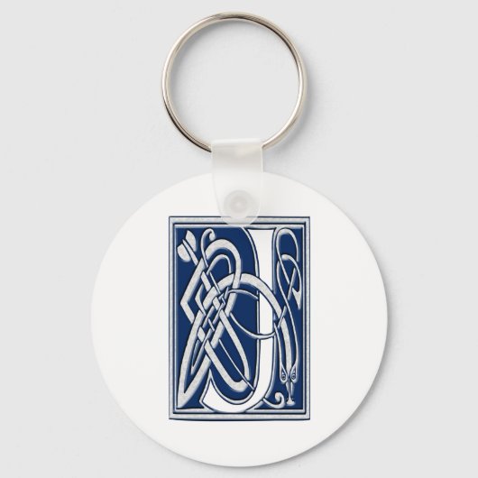 Celtic J Monogram Sleutelhanger (Voorkant)