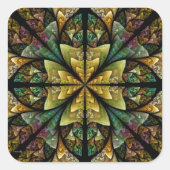 Celtic Journey Vierkante Sticker (Voorkant)